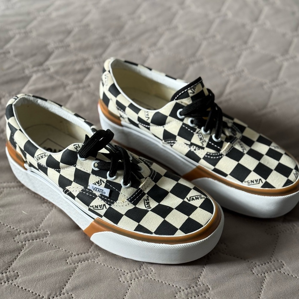 Vans Checkerboard Platform Sneaks.  These were a limited addition.